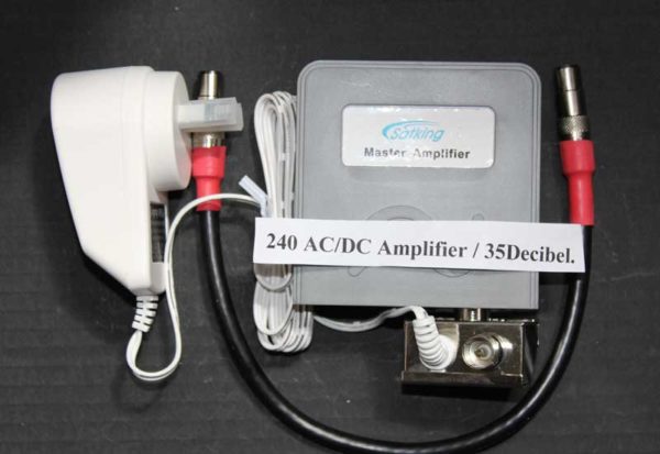 Foldaway Antenna Queensland - Satking 35 Decibel Amplifier with AC/DC power supply +T.V cable